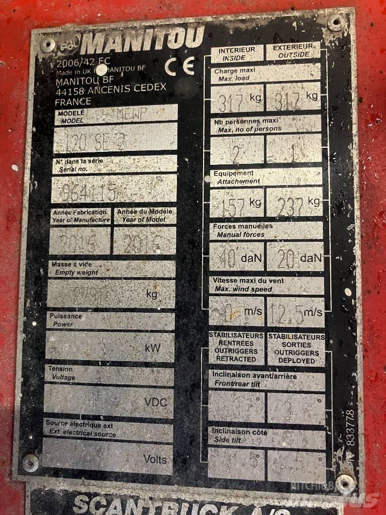 Manitou 120SE 剪叉式升降机