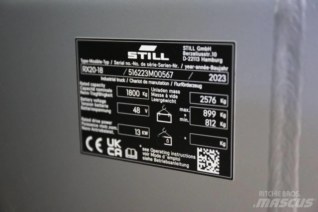 Still RX20-18 电动叉车