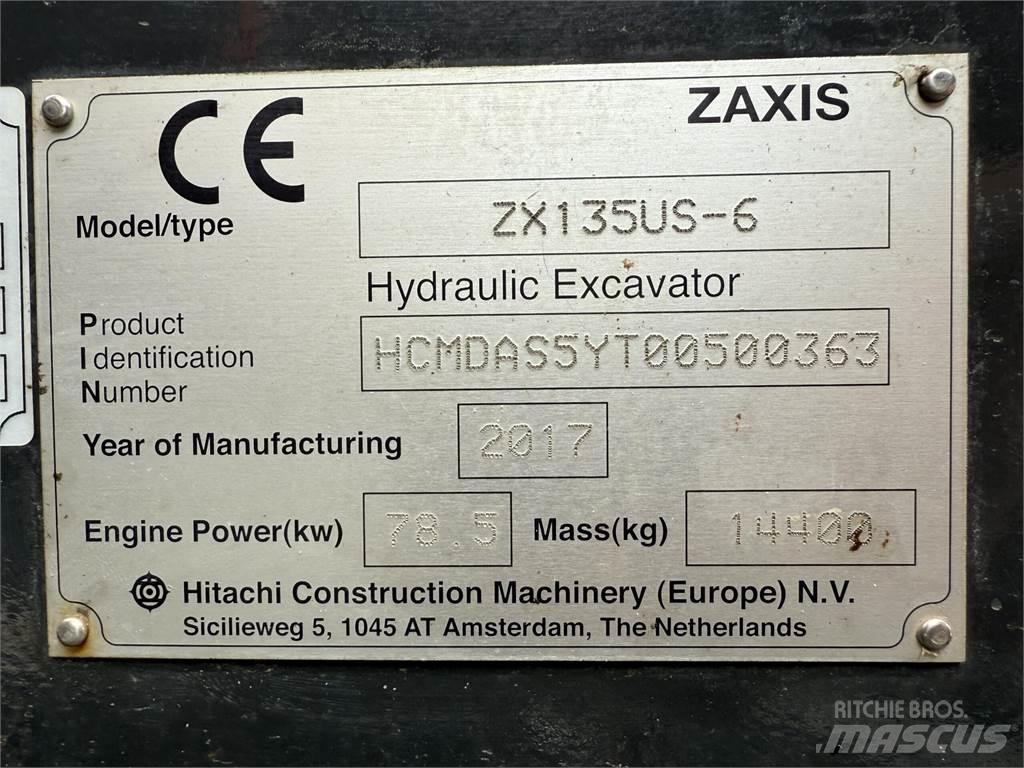 Hitachi ZX135US-6 履带挖掘机