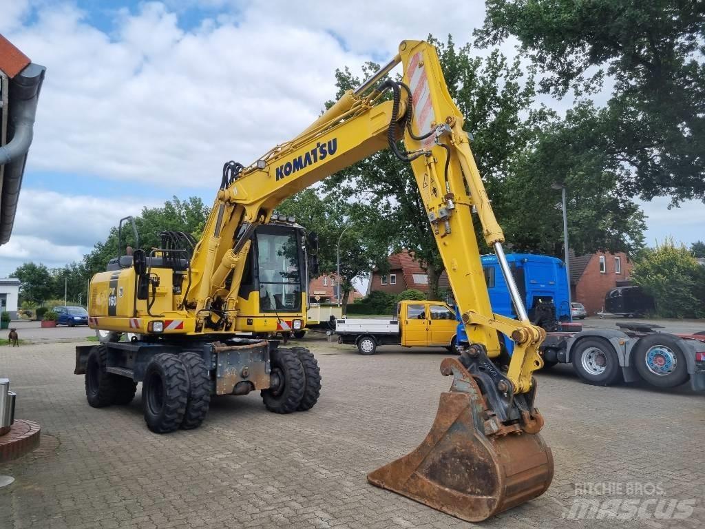 Komatsu PW 160-7E0 轮式挖掘机