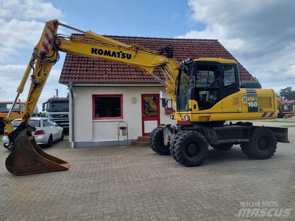 Komatsu PW 160-7E0 轮式挖掘机