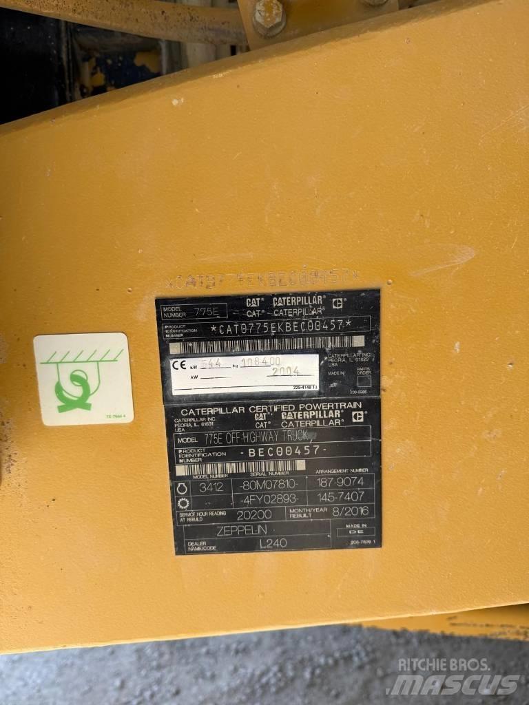 CAT 775 E 刚性自卸车