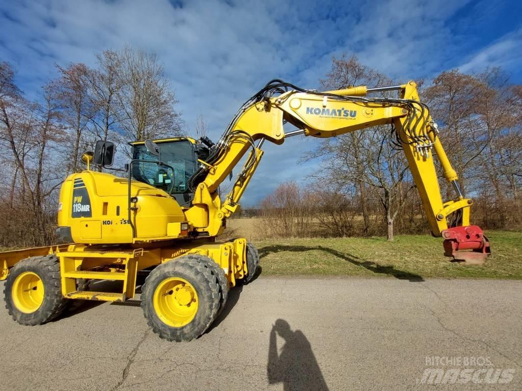 Komatsu PW 118 MR -8 轮式挖掘机