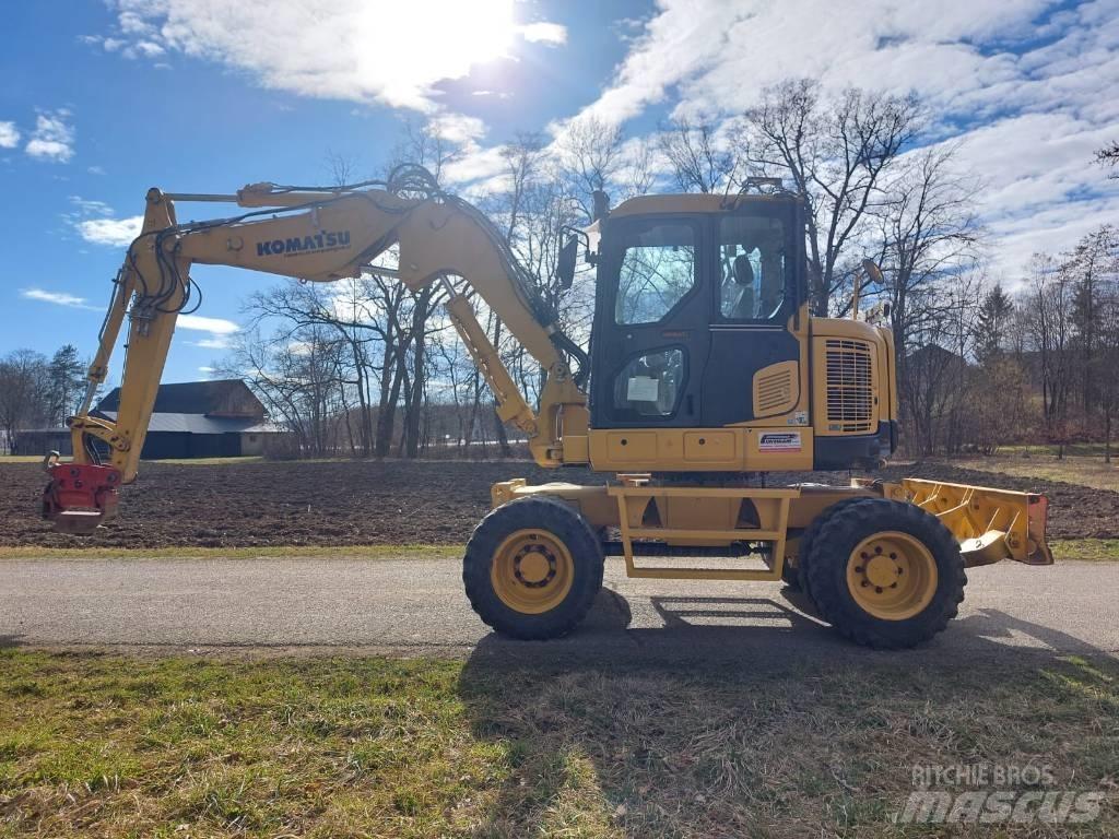 Komatsu PW 118 MR -8 轮式挖掘机