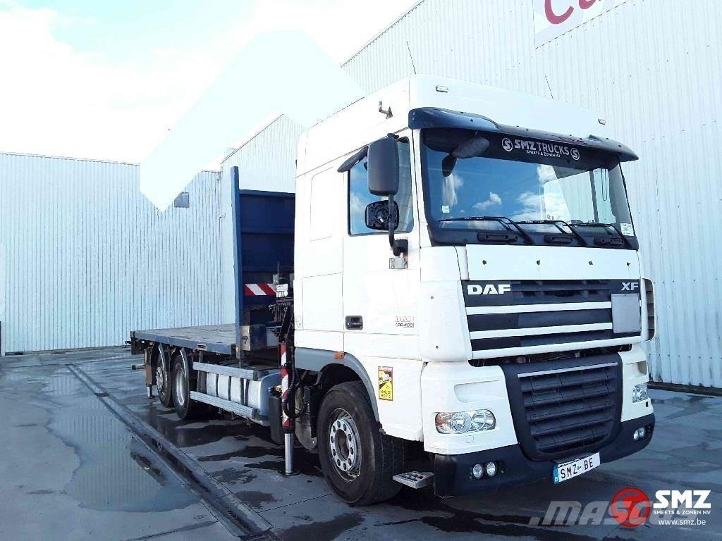 DAF 105 XF 460 6x2 平板栏板货车