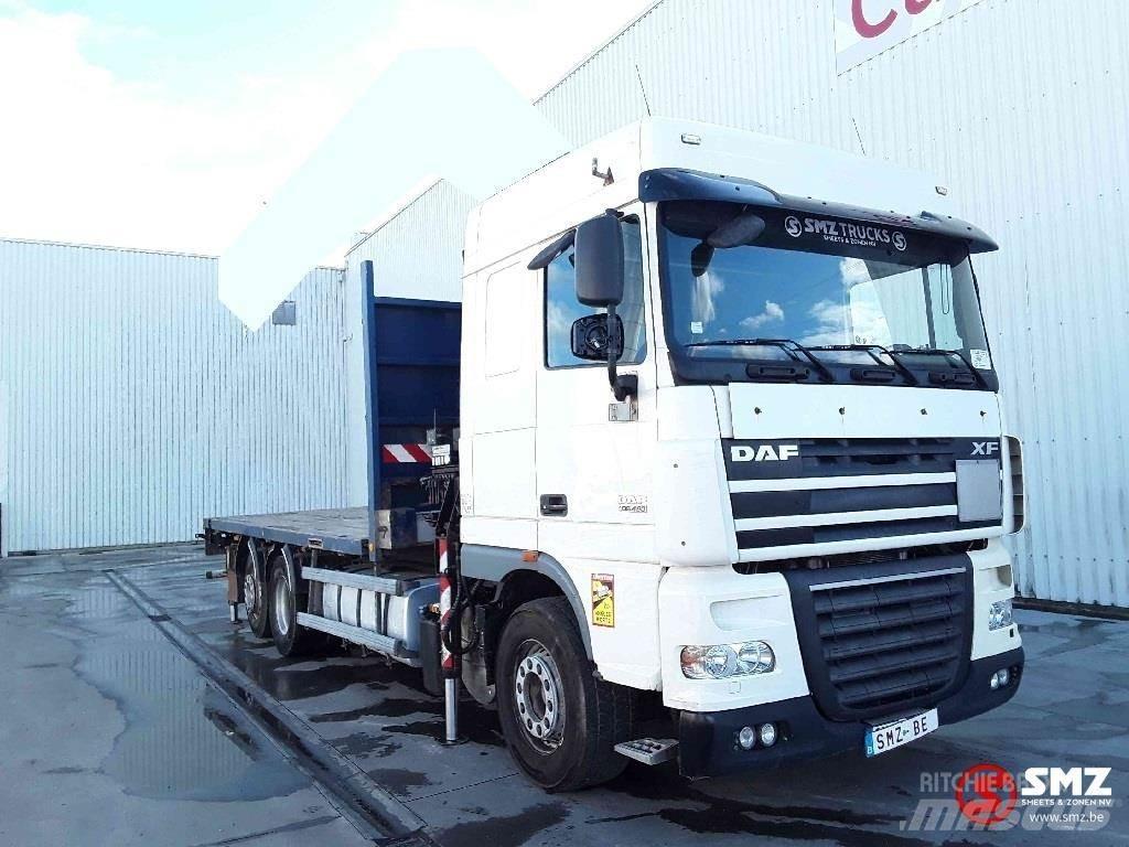 DAF 105 XF 460 6x2 平板栏板货车
