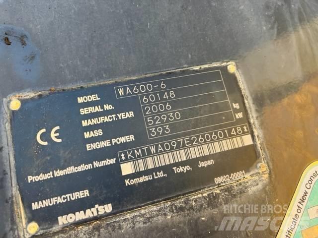 Komatsu WA 600-6 轮式装载机