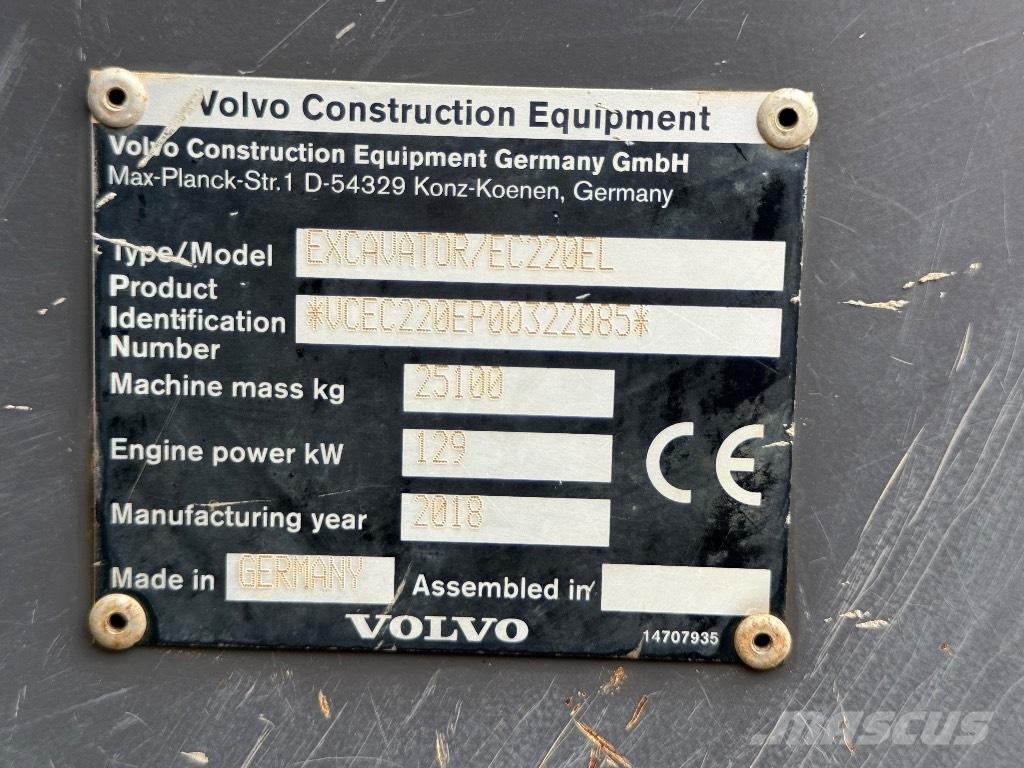Volvo EC 220 EL 履带挖掘机