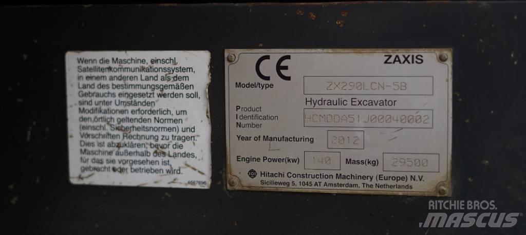 Hitachi ZX 290 履带挖掘机