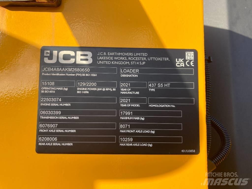 JCB 437 HT 轮式装载机