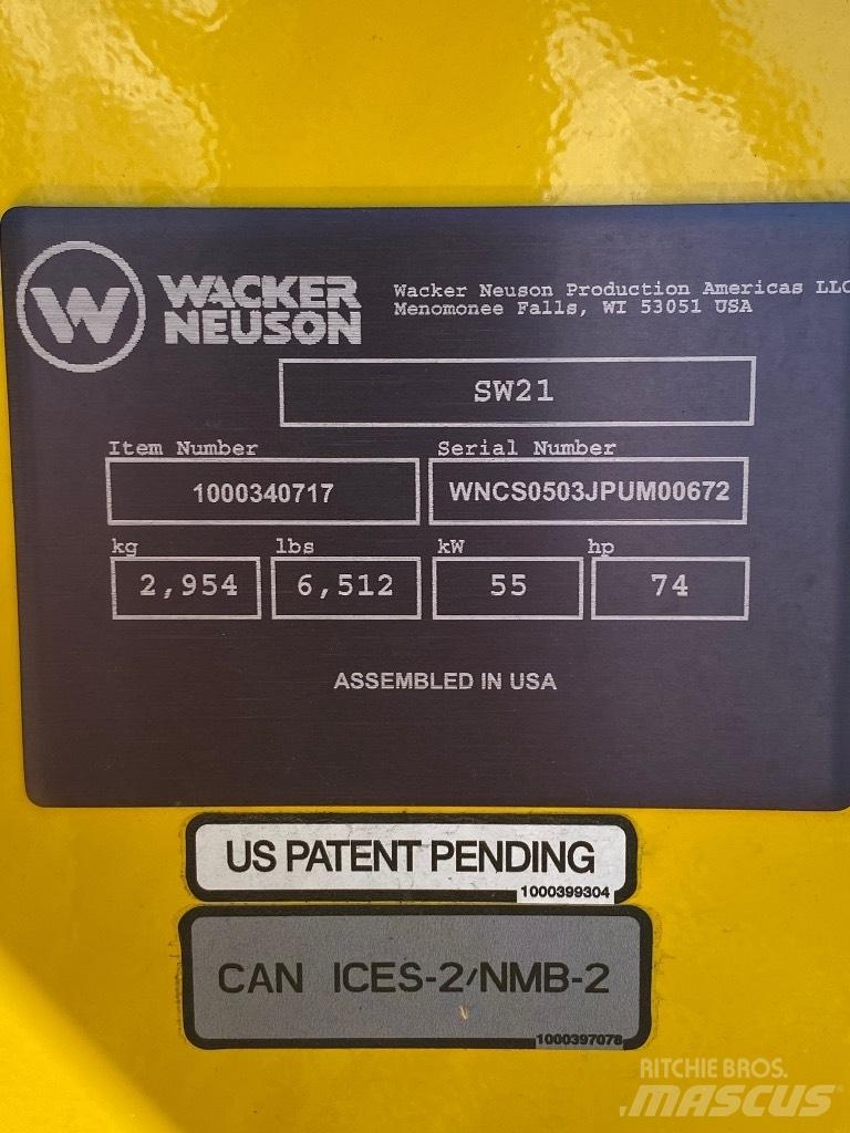 Wacker Neuson SW21 滑移装载机