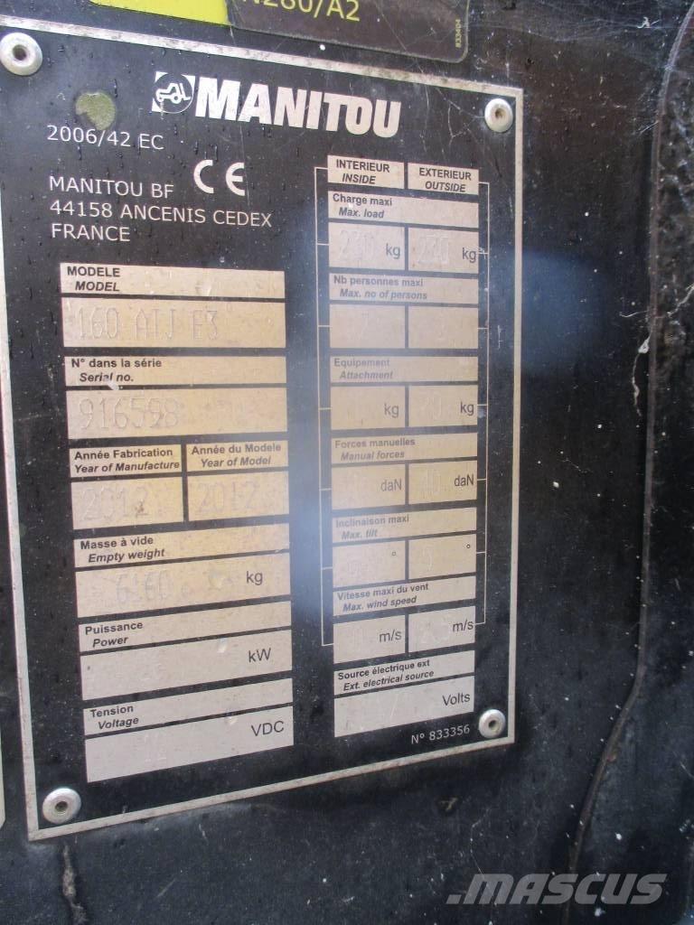 Manitou 160 ATJ 曲臂高空工作平台