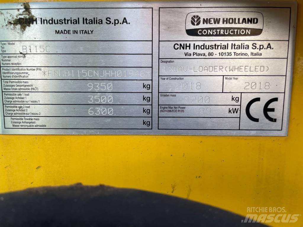 New Holland B115C 反铲装载机