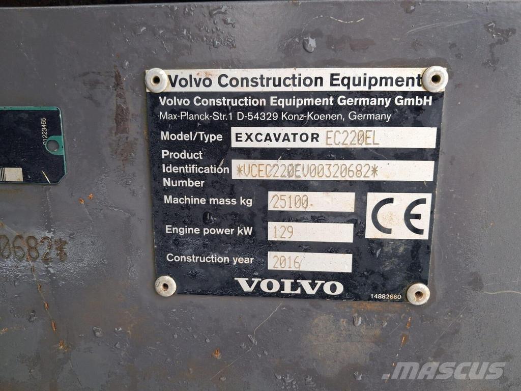 Volvo EC220E 履带挖掘机