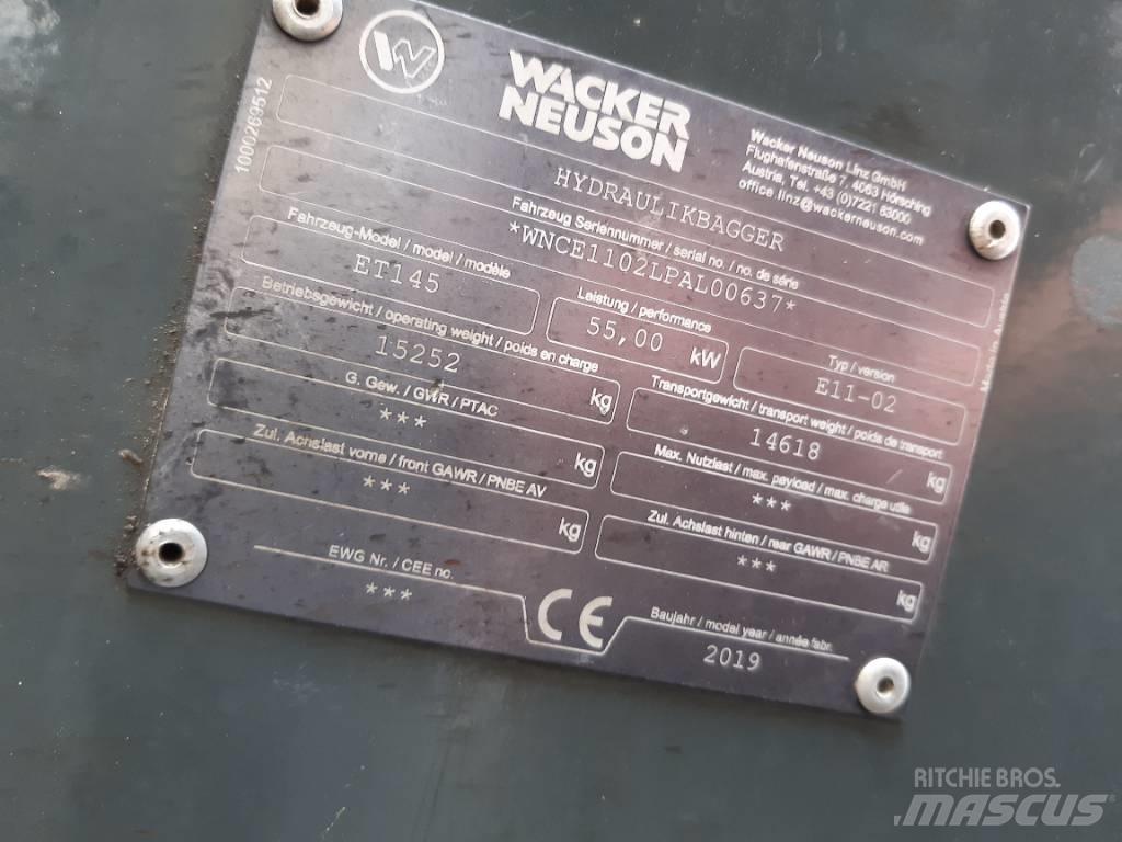 Wacker Neuson ET145 履带挖掘机