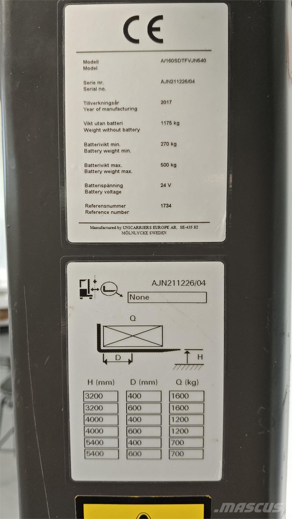 Atlet AJN160 行走式堆垛机
