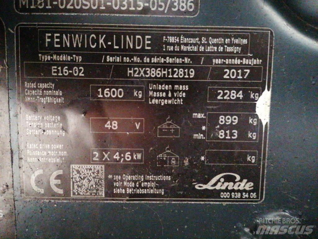 Linde E16-02 电动叉车