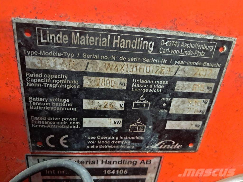 Linde T30 手摇升降机