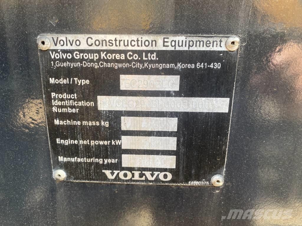 Volvo EC 290 B LC 履带挖掘机