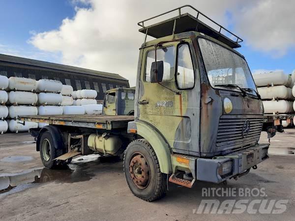 Mercedes-Benz 1213 平板栏板货车