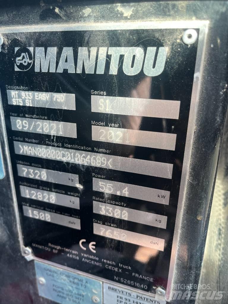 Manitou 933 伸缩臂叉装车|叉装车