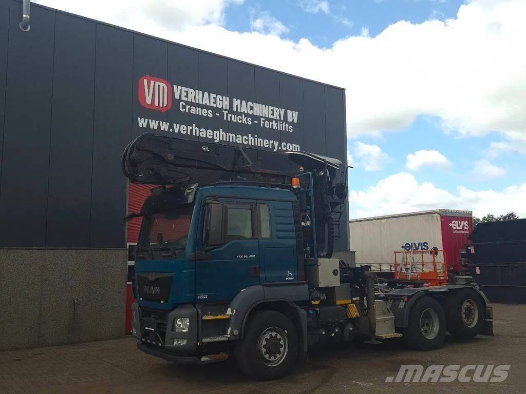 MAN TGA 26.480 木材运输车