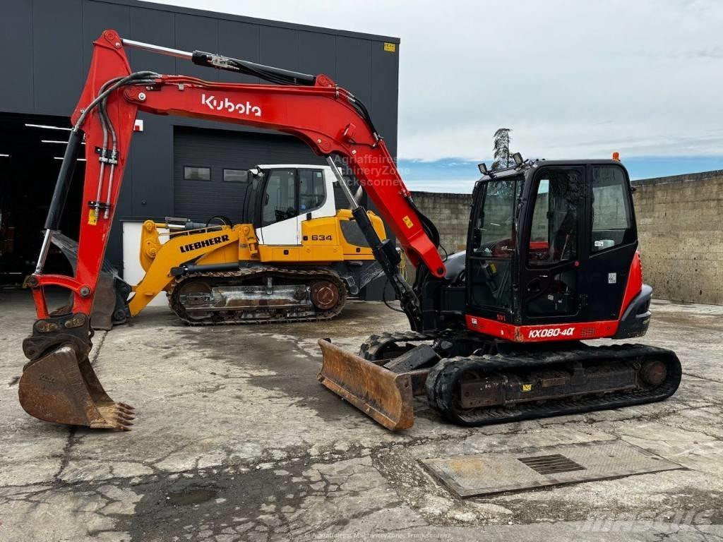 Kubota KX 080-4 中型挖掘机