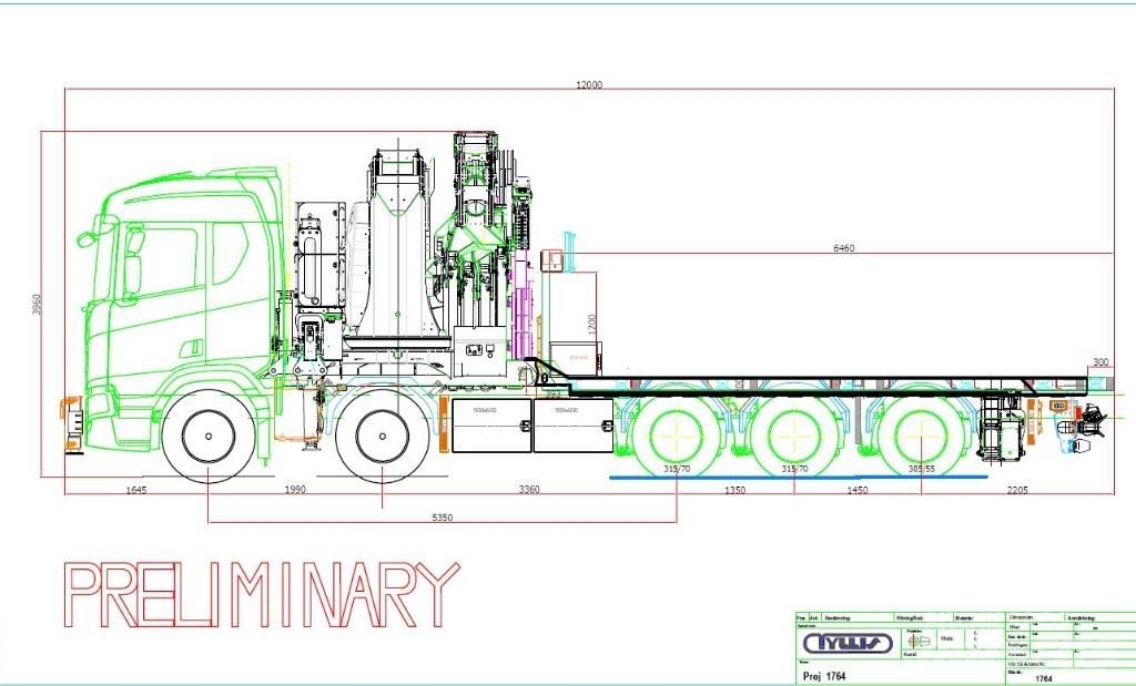Scania R660 起重车