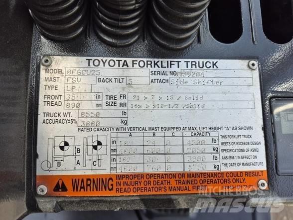 Toyota 8 FGCU 25 其他叉车