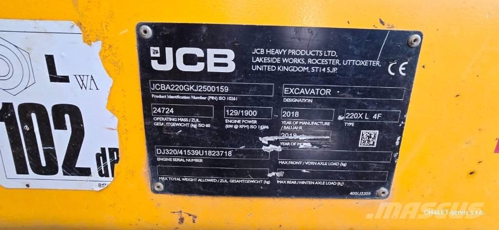 JCB 220 XL 4F 履带挖掘机