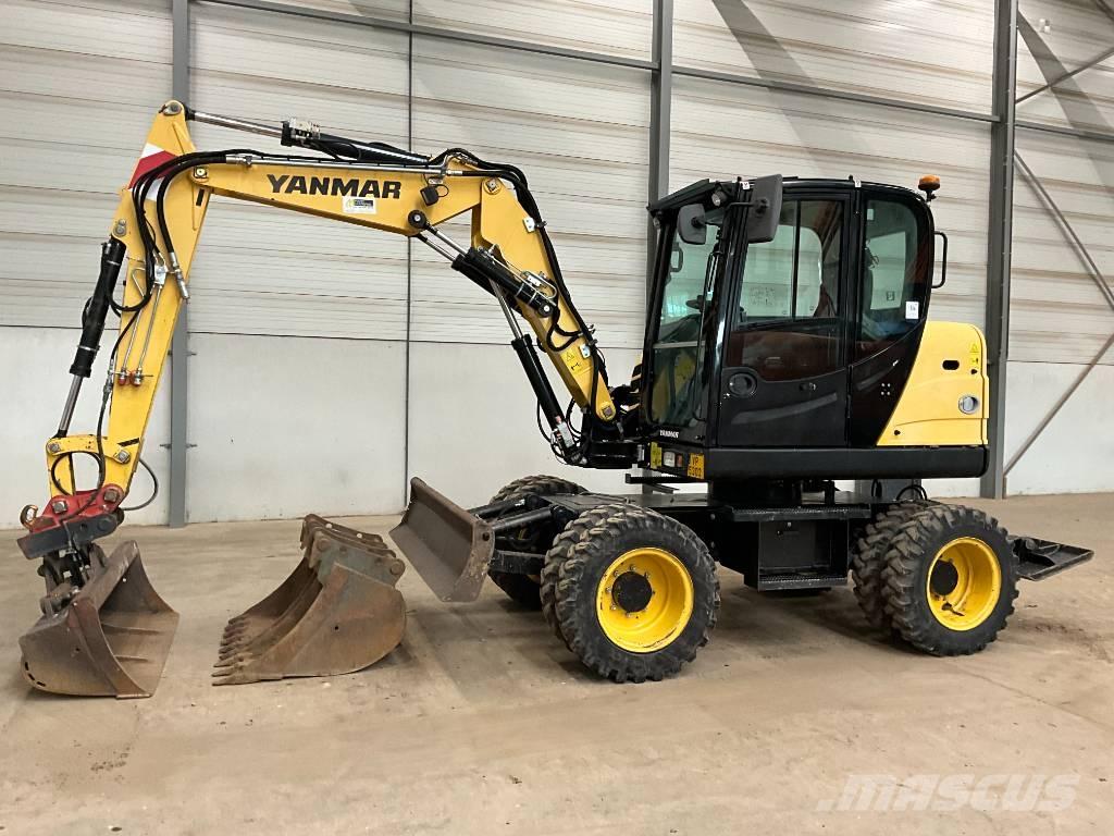 Yanmar B 75 W 轮式挖掘机