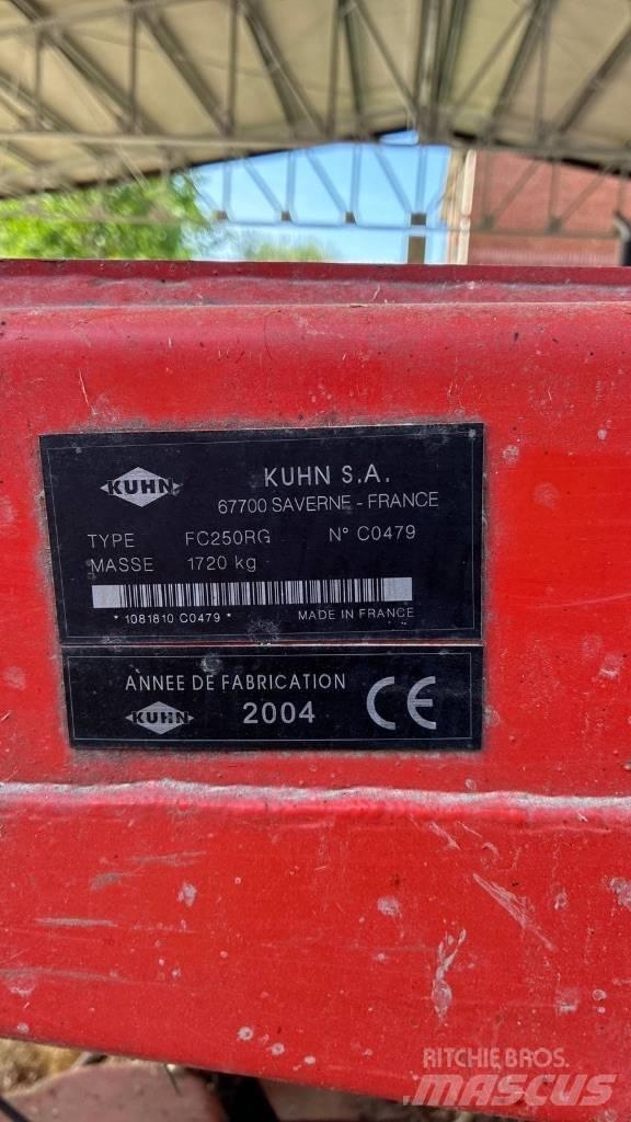 Kuhn FC 250 R G 割草调节装置