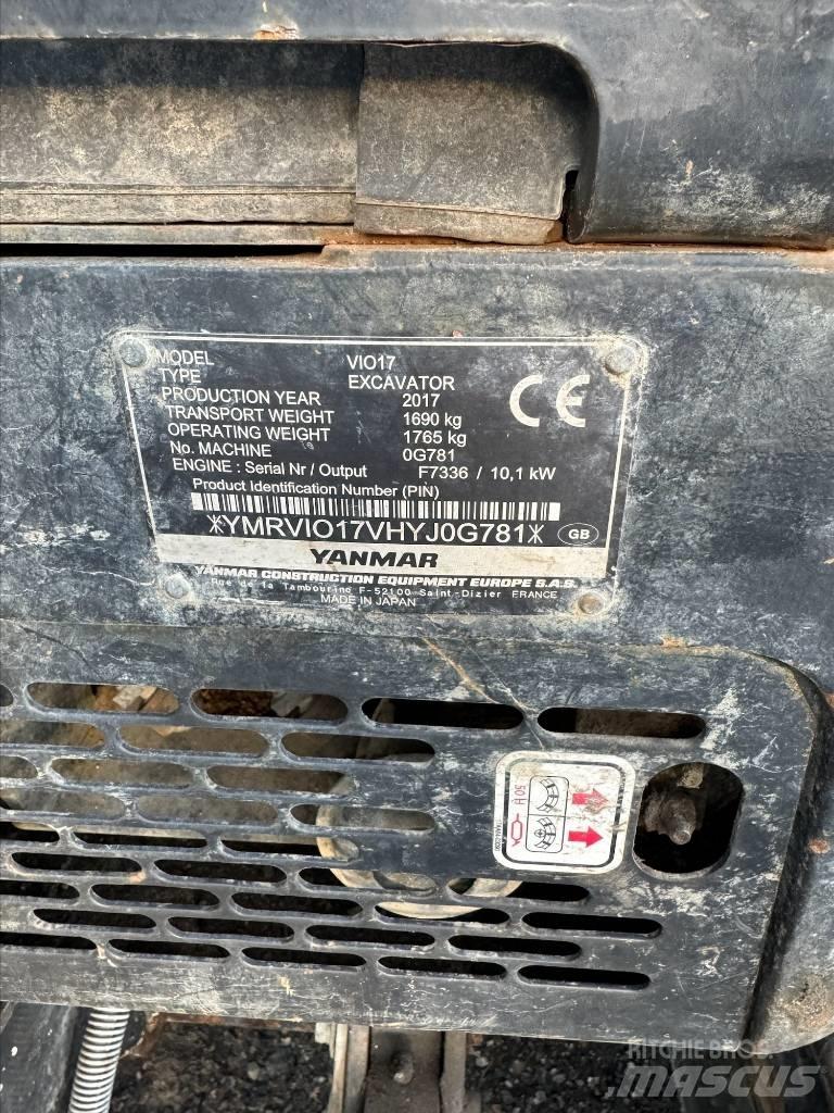 Yanmar Vio 17 小型挖掘机