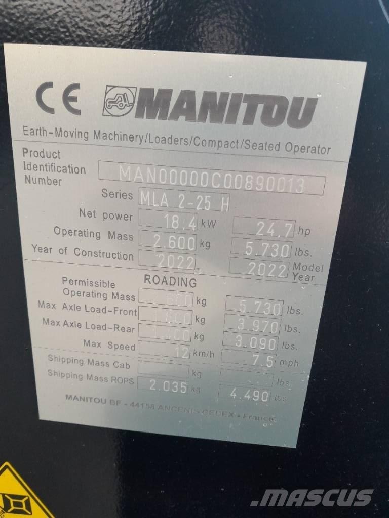 Manitou MLA 2-25 多功能装载机