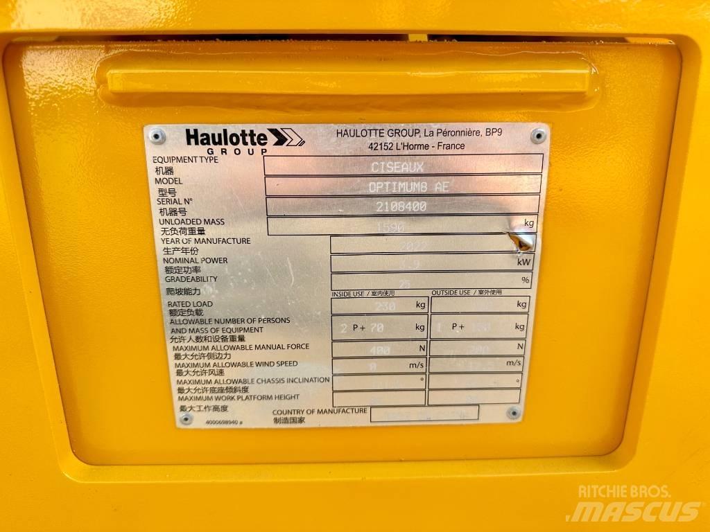 Haulotte OPTIMUM 8 剪叉式升降机