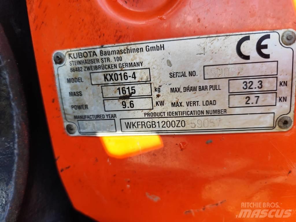 Kubota KX 016-4 小型挖掘机