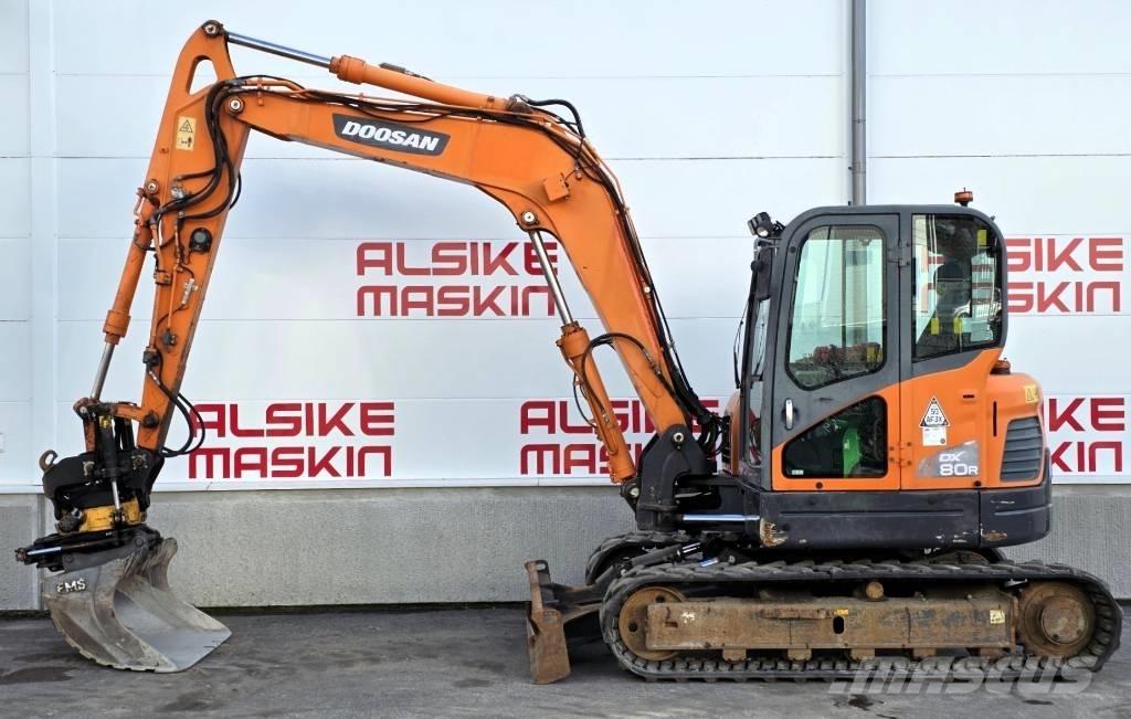 Doosan DX 80 R 中型挖掘机