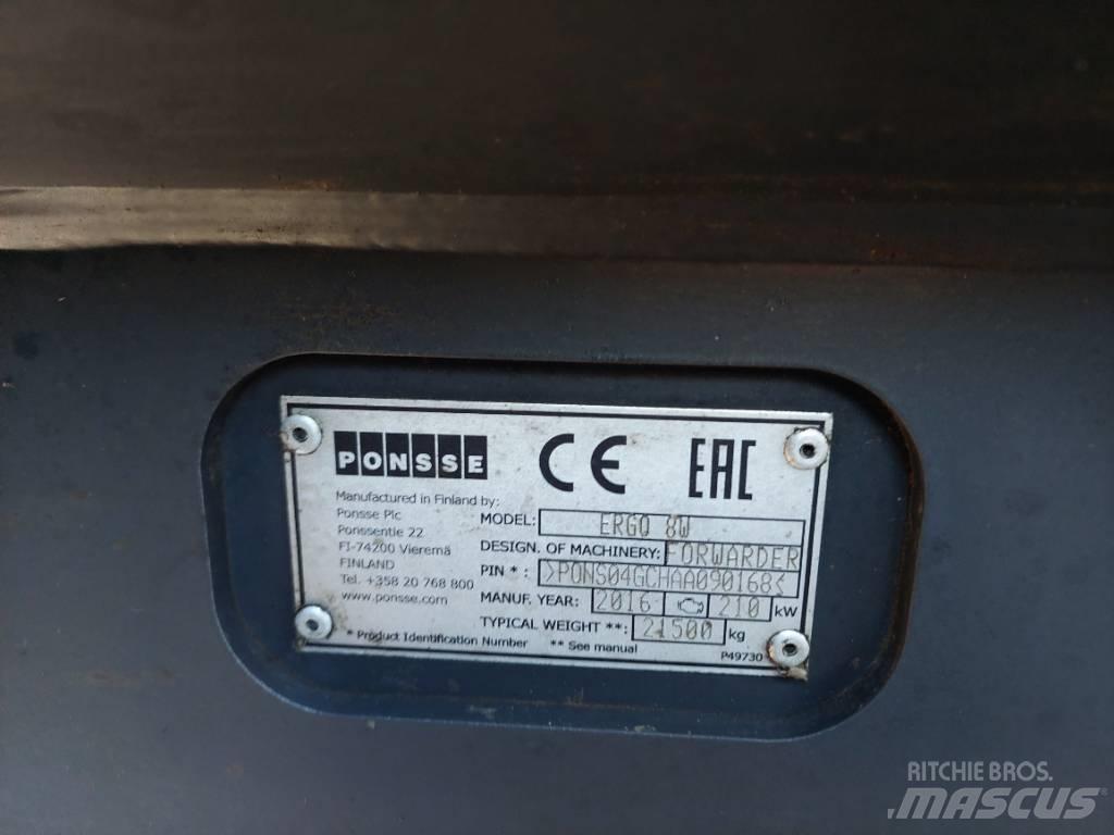 Ponsse Ergo 8W 收割机