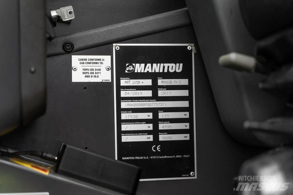 Manitou MRT 2150 伸缩臂叉装车|叉装车