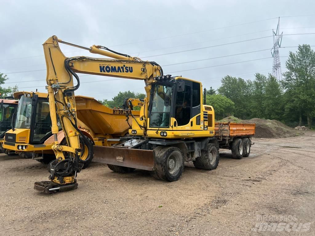 Komatsu PW 148 轮式挖掘机