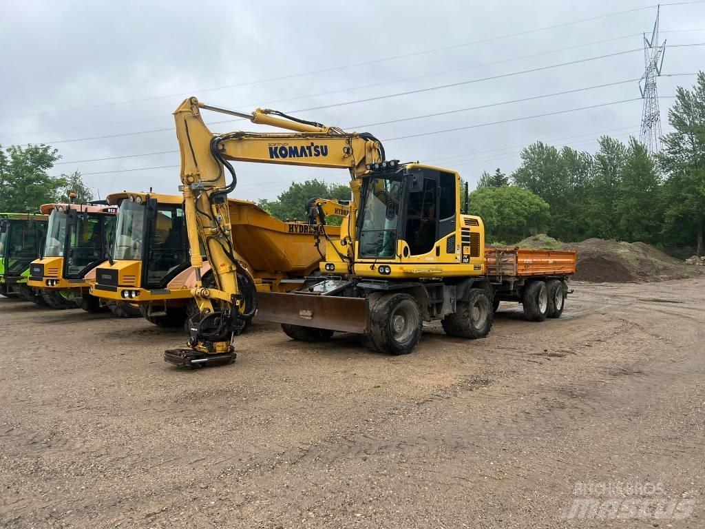 Komatsu PW 148 轮式挖掘机