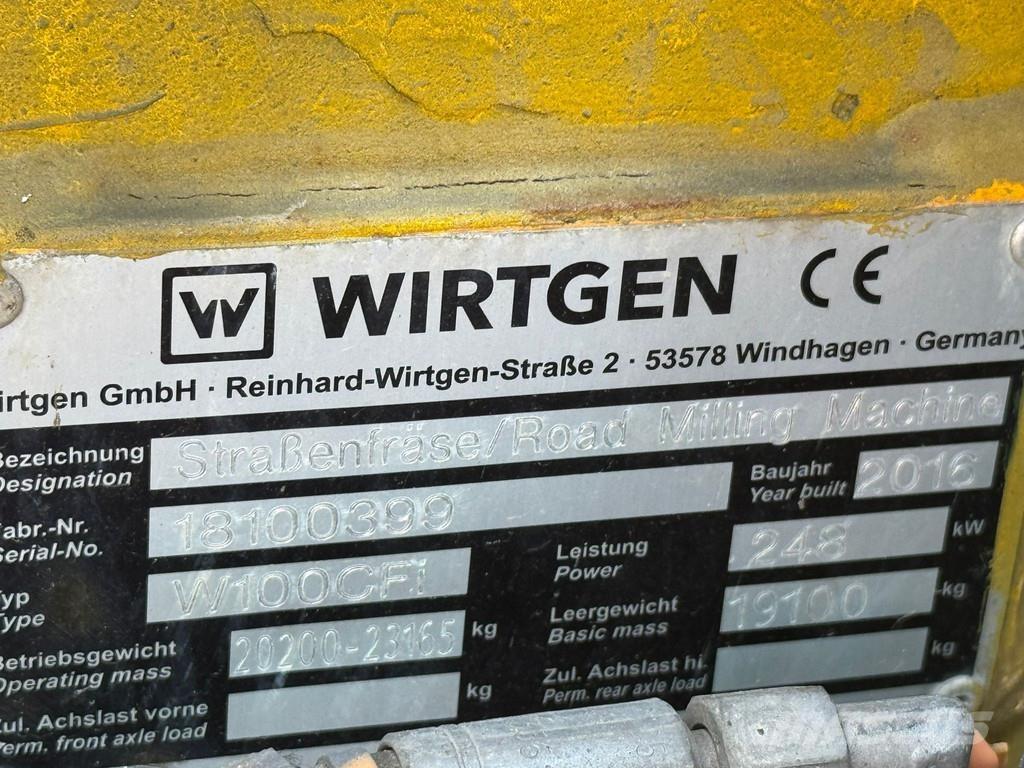 Wirtgen W100CFI 沥青路面铣刨机|铣刨机