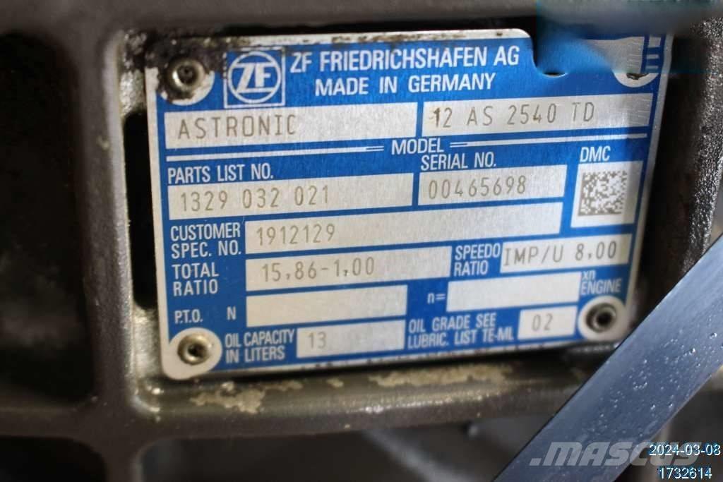 DAF XF 510 变速器