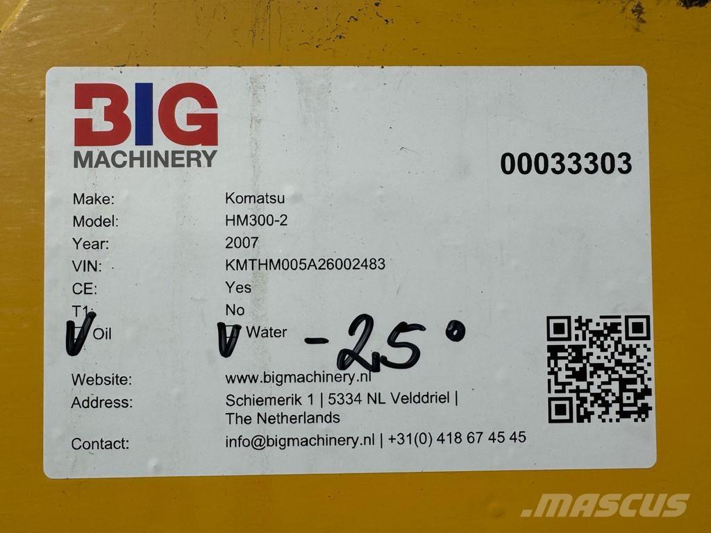 Komatsu HM300-2 铰接式自卸车