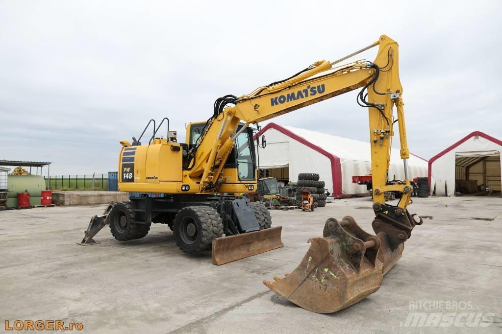 Komatsu PW 148-10 轮式挖掘机