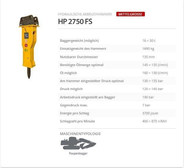 Indeco HP 2750 FS 破碎锤
