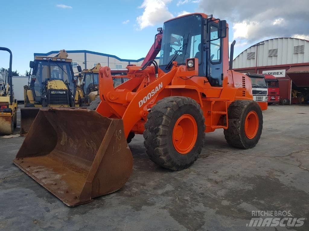 Doosan 160 v 前装载和挖掘机