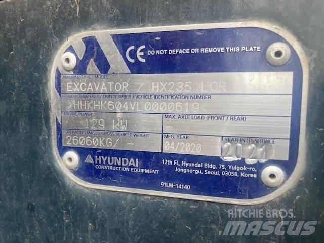 Hyundai HX 235 LCRD 履带挖掘机