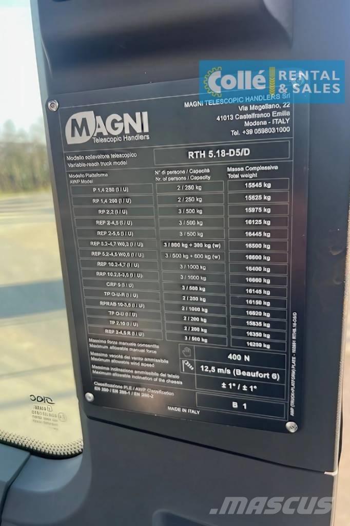 Magni RTH 5.18 | 2024 伸缩臂叉装车|叉装车