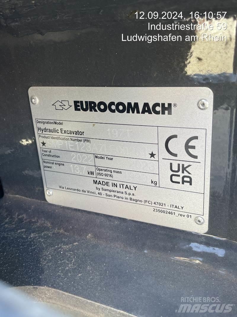 Eurocomach 19ZT 小型挖掘机